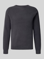 Sweter z dzianiny z okrągłym dekoltem model ‘DANTE’ od Blend - 47