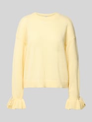 Pullover mit gerafften Ärmeln von PIECES - 3