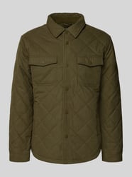 Regular Fit Hemdjacke aus Baumwoll-Mix Modell 'QUILTED WORKSHIRT' von Pepe Jeans - 13