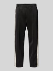 Regular fit sweatpants met contraststrepen, model 'RIBER' van Only & Sons - 5