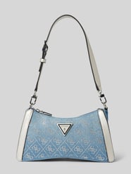 Handtasche mit Label-Applikation Modell 'DILI' von Guess Blau - 15