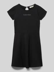 Rozkloszowana sukienka casualowa z mieszanka wiskozy model 'PUNTO SS' od Calvin Klein Jeans - 26