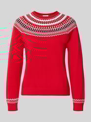Shaped fit gebreide pullover van puur katoen van s.Oliver RED LABEL - 16