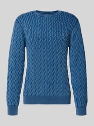 Sweter z dzianiny z prążkowanymi wykończeniami model ‘PRESIDIO’ od Levi's® - 4