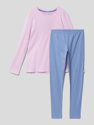 Pyjama mit Statement-Print von SANETTA Rosa - 30