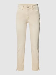 Jeans mit Label-Details Modell 'CHIC' Modell DREAM CHIC von MAC Beige - 7