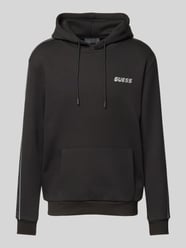 Hoodie mit Label-Detail Modell 'MICKEY' von Guess Activewear Schwarz - 30