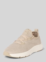 Low Top Sneaker in leichter Strick Qualität von Marc O'Polo Beige - 4