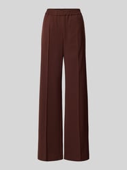 Regular fit broek met scheerwol, model 'PETRA' van Weekend Max Mara Bordeaux - 44