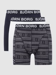 Perfect Fit Trunks mit Stretch-Anteil im 3er-Pack  von Björn Borg Blau - 25