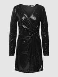 Minikleid mit Paillettenbesatz Modell 'Charlott Dress' von EDITED Schwarz - 17