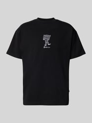 T-Shirt mit Motiv- und Label-Stitching Modell 'BAKERY' von BLKVIS - 42
