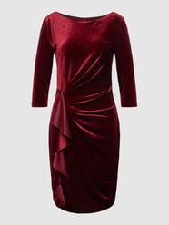 Cocktailkleid in Samt-Optik von Paradi Bordeaux - 31