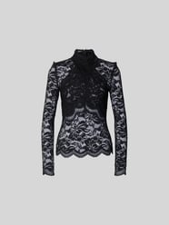 Slim Fit Bluse aus Spitze von Rabanne - 47