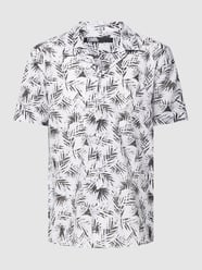 Regular Fit Freizeithemd mit Allover-Muster von Karl Lagerfeld Weiß - 32