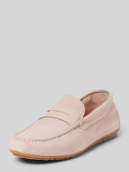 Slipper mit Zierlasche von Marc O'Polo Pink - 46