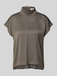 Blouseshirt met opstaande kraag van Drykorn Beige - 45