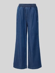 Spodnie materiałowe z szeroką nogawką z imitacji denimu od Smith and Soul - 38