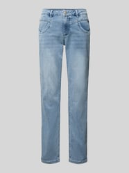 Straight fit jeans met viscosegehalte model 'Anna' van Buena Vista - 36