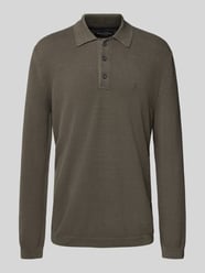 Regular fit gebreid shirt van puur katoen van Marc O'Polo - 7