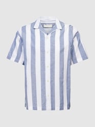 Koszula casualowa ze wzorem w paski model ‘SUMMER’ od Jack & Jones Premium Niebieski - 6