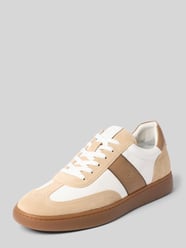 Sneaker aus echtem Leder mit Logo-Detail Modell 'Urs' von Carl Gross Beige - 25