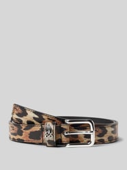 Riem van runderleer, model 'TINA_HU-GO-LEO' van HUGO Beige - 36