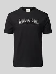 T-Shirt mit Label-Print von CK Calvin Klein - 1