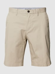 Chino-Shorts mit seitlichen Eingrifftaschen Modell 'BROOKLYN' von Tommy Hilfiger Grau - 6