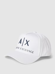 Baseballpet met labelstitching van ARMANI EXCHANGE Wit - 35