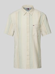 Regular fit vrijetijdsoverhemd van puur katoen van Tommy Jeans Beige - 4