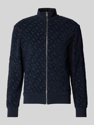 Sweatjacke mit Strukturmuster Modell 'Siza' von BOSS - 7