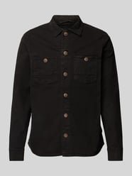 Slim fit overhemdjack met kentkraag, model 'CLIPPER' van GABBA - 11