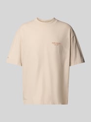 T-Shirt mit Label-Print von Pepe Jeans Beige - 12