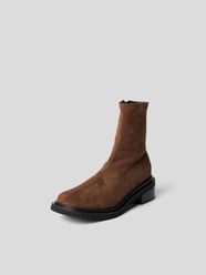 Ankle Boots aus Veloursleder von BY FAR Braun - 34