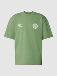 Oversized T-Shirt mit Label-Print von Pegador Grün - 17