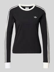Bluzka z długim rękawem o kroju regular fit z mieszanki bawełny od adidas Originals - 18