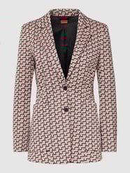 Blazer met all-over motief, model 'Amatas' van HUGO Roze - 20