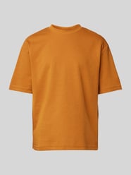 T-shirt met ronde hals, model 'RELAX-OSCAR' van SELECTED HOMME Oranje - 2