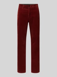 Corduroy broek met steekzakken van Christian Berg Men Bordeaux - 20