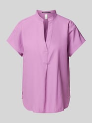 Bluse mit Tunikakragen von QS Pink - 16