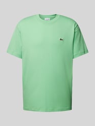 T-Shirt mit Label-Patch von Lacoste Grün - 7