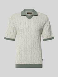 Slim Fit Poloshirt in Strick-Optik Modell 'Blake' von JACK & JONES Premium - 33