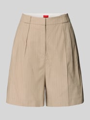 Bermudy o kroju regular fit z Mieszanka bawełny i lnu Model 'HAMONU' od HUGO - 1