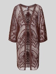 kaftan z mieszanka bawełny model 'KARINA' od PIECES - 33