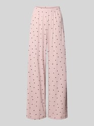 Pyjama-Hose aus reiner Baumwolle mit elastischem Bund von Jake*s Casual Pink - 40