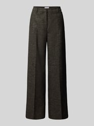 Cropped Wide Leg Hose aus Woll-Viskose-Mix von Rich & Royal - 48