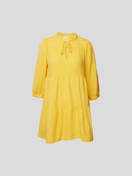 Minikleid mit Strukturmuster von Honorine Gelb - 5