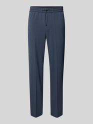 Relaxed Fit Hose aus Viskose mit Tunnelzug von Lindbergh Blau - 39