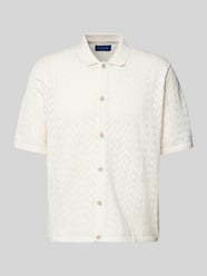 Regular Fit Freizeithemd mit Umlegekragen Modell 'NOTO' von Jack & Jones Beige - 4